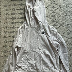 Nike cropped pink speckled hoodie